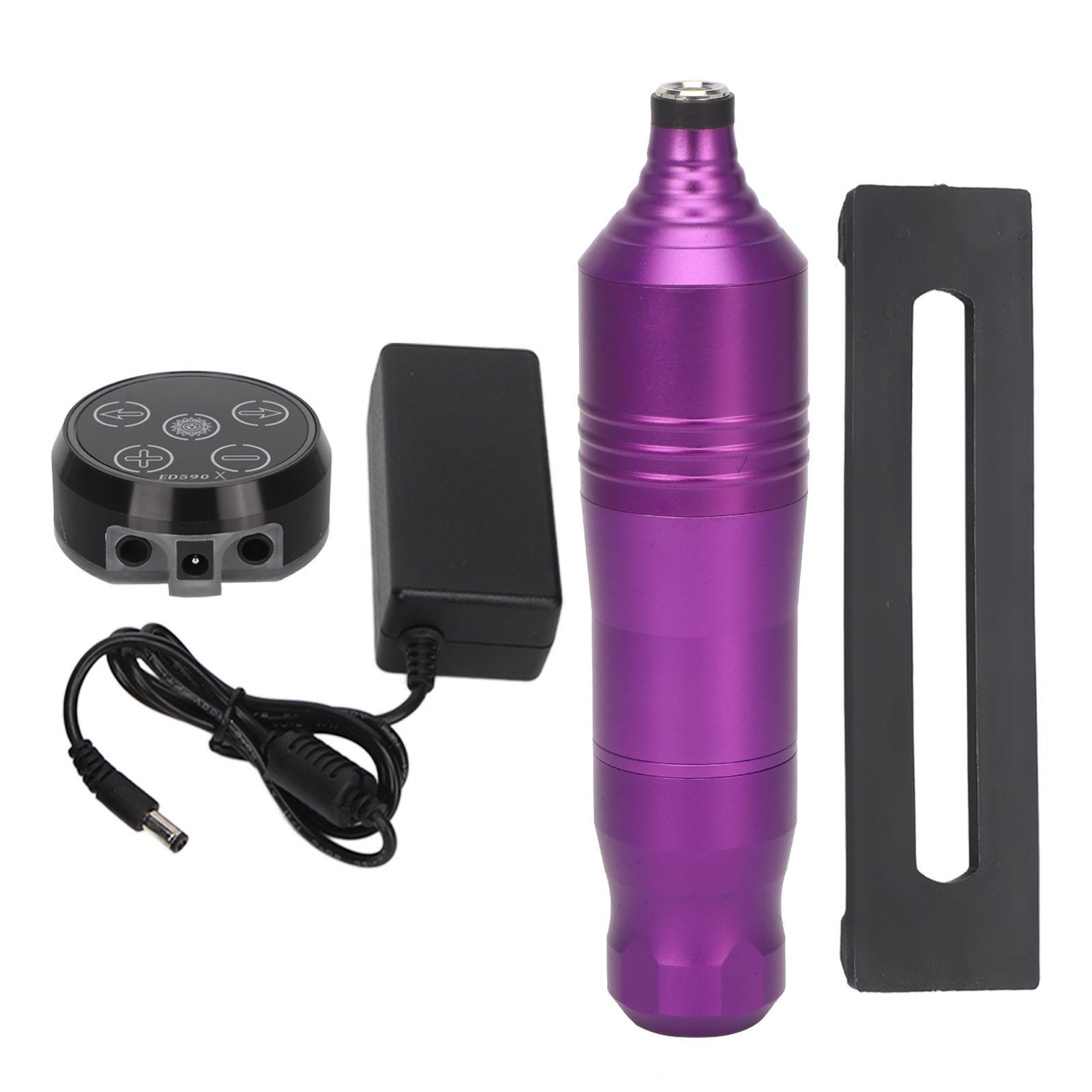 

Rotary Tattoo Pen Kit Cartridge Needle Professional Complete Tattoo Power Supply Kit 100‑240V EU EU Plug