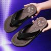 Men Slippers Outdoor Flip Flops Summer Fashion Open Toe Flat Shoes Non-slip Home Breathable Soft Trendy Men Beach Sandals 2025