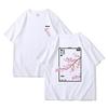 2026 Summer New Pattern Tshirt  Animestyle Cherry Blossom Print ShortSleeved Comfortable Casual Tshirt
