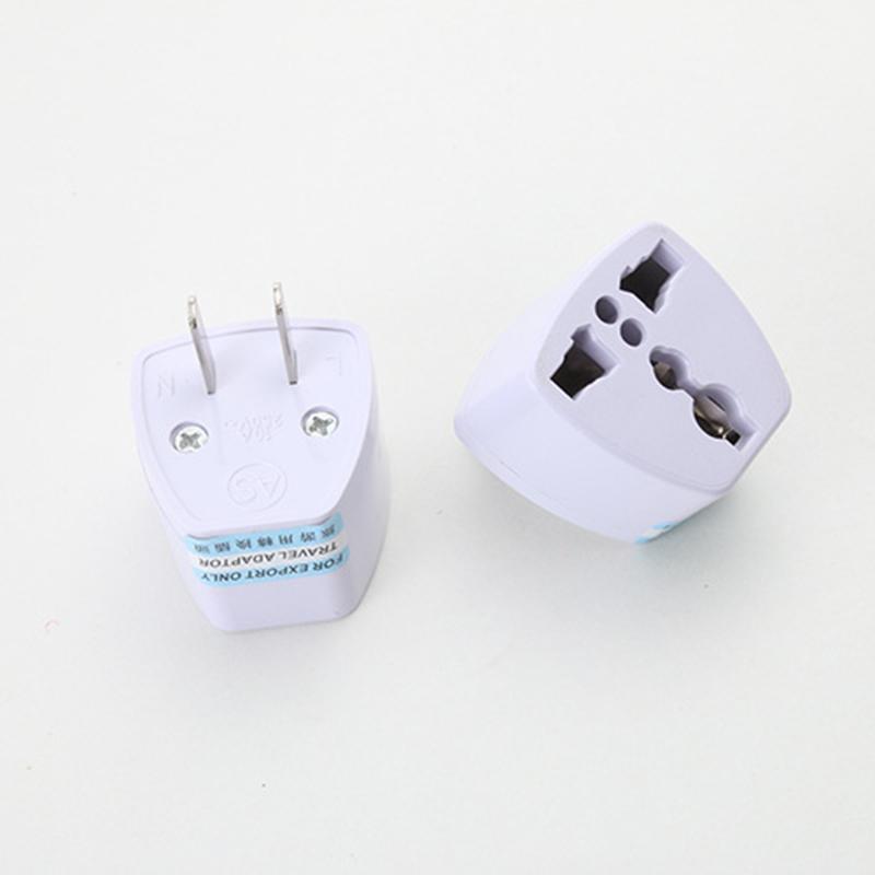 250V 10A 800W Universal EU GER US Plug Adapter European Germany Chinese Power Socket Conversion Converter Travel White Plug