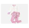 Girls' Two-Piece Long Sleeve Swimsuit Set - Quick Dry, Sun Protection (2025 New Style)