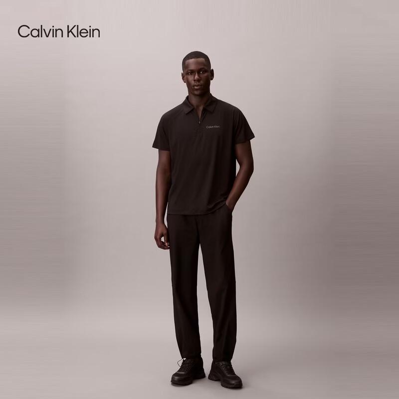 Calvin Klein Men s Athletic Half-Zip Polo Shirt M