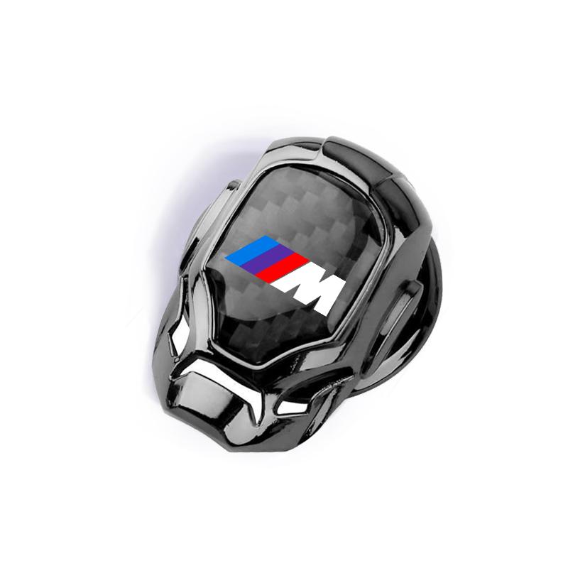 1 stk M LOGO Bil Ett-trykks Startknapper Beskyttelsesdeksel For BMW X7 X3 X4 X5 X6 3 4 5 6 7 Serie Z4 M M3 M5 M6 E38 E39 E46 E53 E60 E61 E64 E70 E71 E90