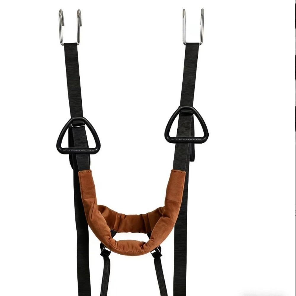 Strong Bearing Capacity Hanging Neck Stretching Breathable Neck Massager  Home Office кофейный