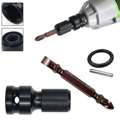 Adaptador de soquete 1/2 "a 1/4" Adaptador de soquete 65 mm Chave de fenda de cabeça dupla