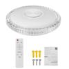 300W WiFi Modern RGB LED Ceiling Lights Home Lighting APP Bluetooth Music Light Smart Ceiling Lamp Bedroom Lamp 40*7cm