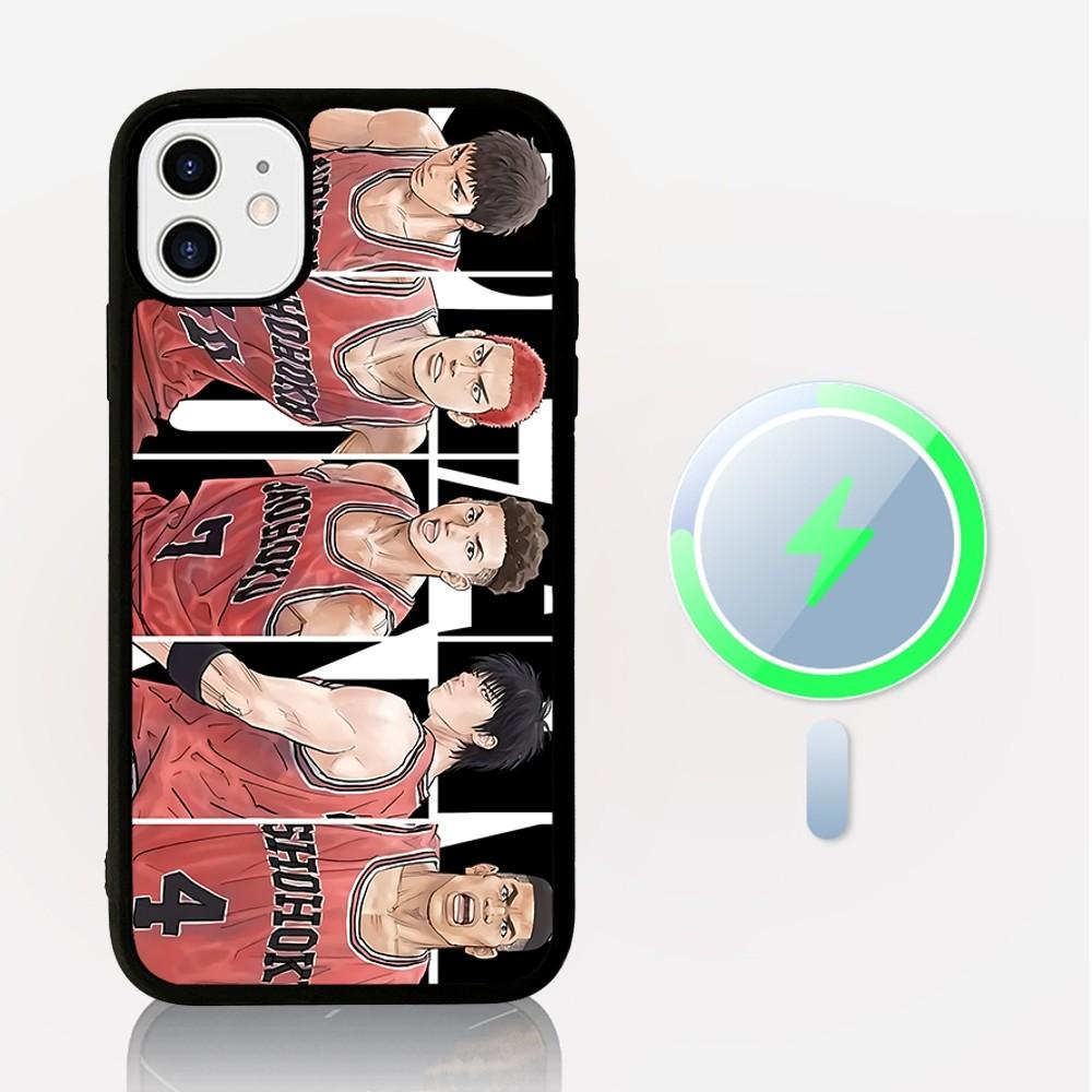 

Classic Japanese Anime S-SLAM D-DUNK Phone Case Magnetic Case For IPhone 16 14 13 12 11 15 Pro Max Plus For Magsafe iPhone 15 Pro