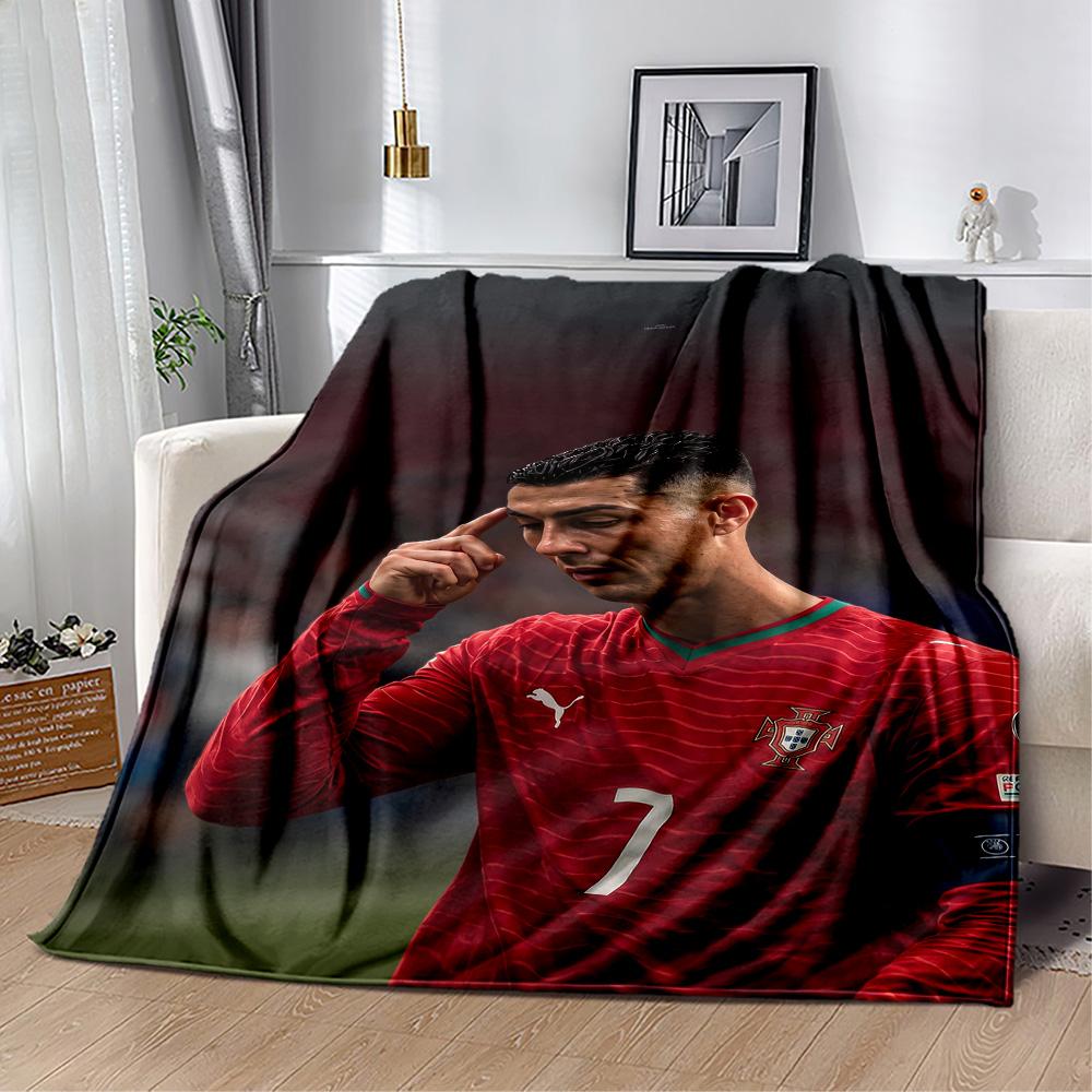 Cristiano Ronaldo 54 Blanket Durable Comfort Great for Livingroom Couch Office for All Occasions Modern Style Best Holiday Gift for Friends Family