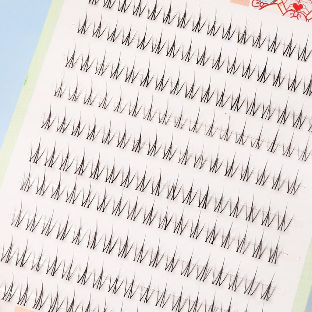 Simulation Grafted False Eyelashes Natural Realistic Segmented Lashes for Women and Girls Cosmetic Supplies