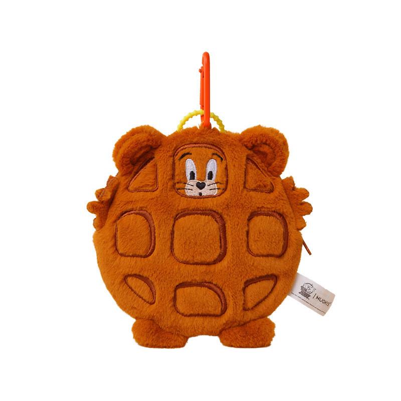 

Jerry Card Plush Bag Tom And Jerry Waffle Cartoon Saddlebag Storage Document