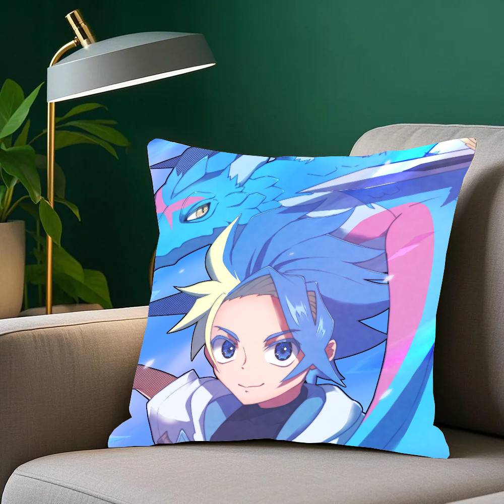 Anime B-Beyblade X Kissenbezug Heimdeko Überwurf für Sofa Bett Auto Zimmerdeko Geschenkidee