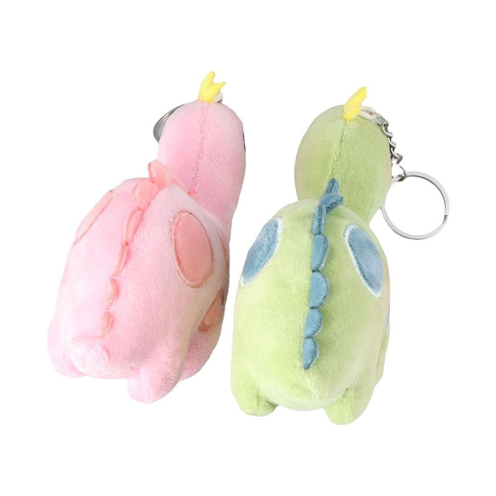 Cute Keychain Cartoon Keyring Animal Dolls Dragon Doll Dinosaur Plush Toy Plush Pendant Stuffed Toy