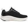 Skechers D'lux Fitness Men Black White Low Top Running Shoes Comfort Cushion Wear Resistant 232617-BKGY