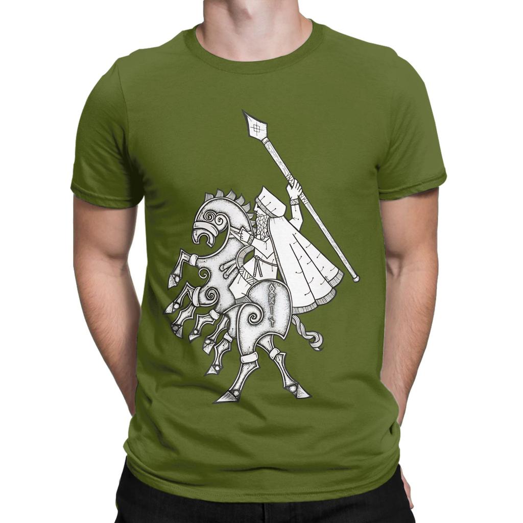 Odin On Sleipnir Novelty 100 Cotton Tshirt Sleipnir Tees Tops For Unisex