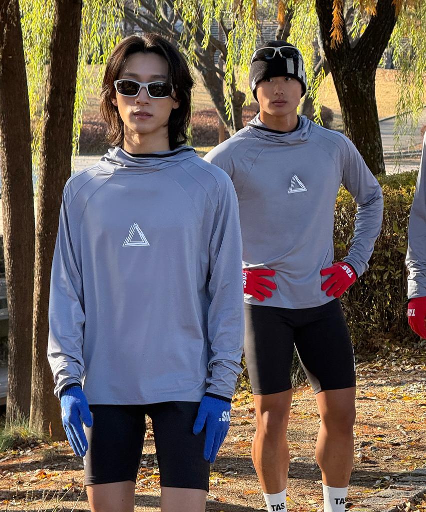 TASEU Sanctum Logo Running Gloves (Red)