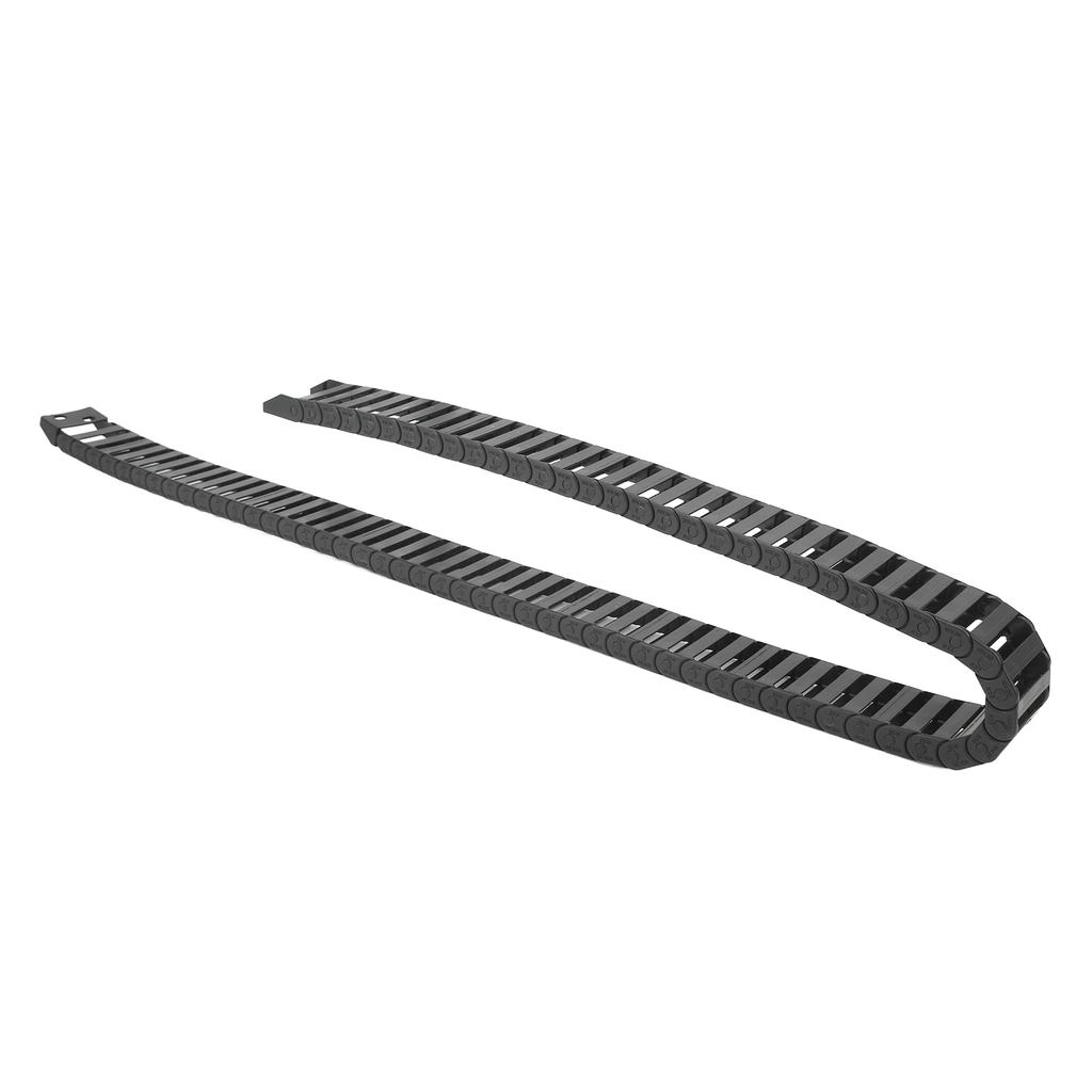 Kabel slepekjede bærer 10x30mm innvendig størrelse 1m lengde med endekontakt for CNC