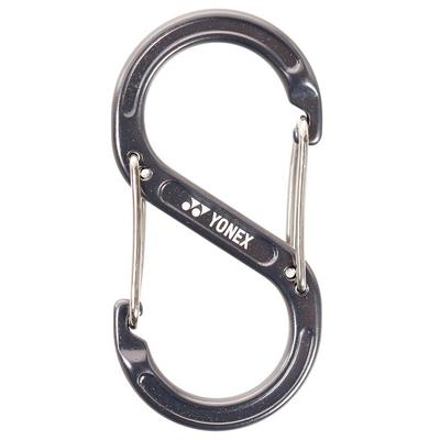 YONEX Accessory AC503 Tennis/Badminton Carabiner, Gunmetallic,