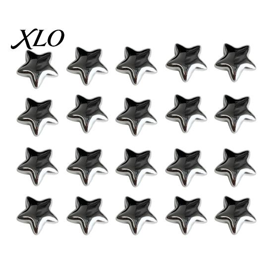 Decorative Fridge Magnets 5/10/15/20Pcs Mini Star Refrigerator Magnet, 3D Five-Pointed Magnet Memo Note Holder for Kitchen Office Whiteboard