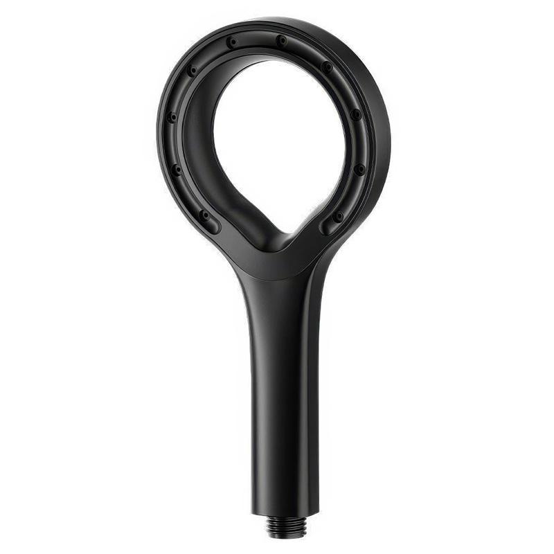 Adaptable ABS Plastic Faucet Exclusive Aesthetic Chrome Bathroom Shower Head Accessory