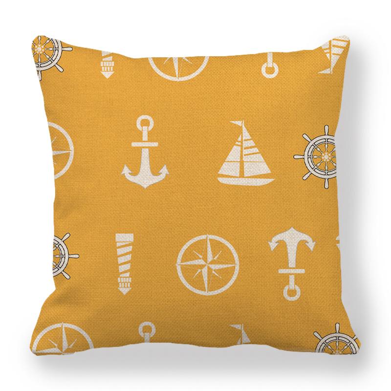 Custom Geometric Abstract Symmetrical Linen Pillowcase