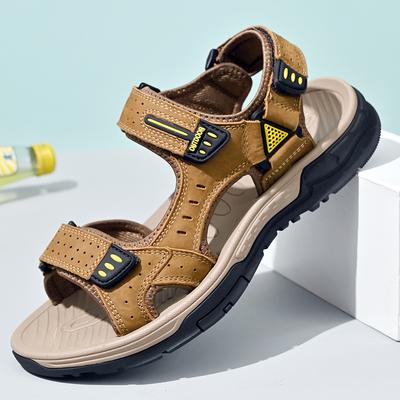 High Quality Genuine Leather Sandals for Men Comfortable and Lightweight Summer Men's Roman Shoes Outdoor Non-slip Beach Sandals
