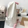 Cute Cat Print Backpack for Girls Large Capacity Student School Bag Leisure Travel Multi Functional Backpack Portable Boy Schoolbag