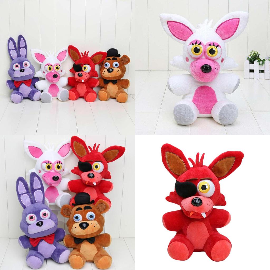 Adorable Five Nights At Freddy's Plush Toy Bear Fox Bonnie Golden For Kids Home Decor