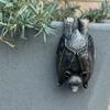 Exquisite Bat Sculpture Decoration Resin Animal Flowerpot Decoration  Outdoor Garden Yard Decor