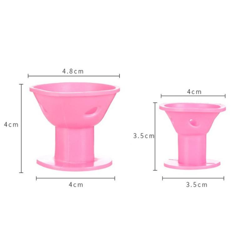 5/10PCS Silicone Hair Curler Mushroom Hair Curler Bell Hair Curling Artifact Lazy Hair Curler