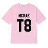 2026 Hot Sale Tate McRae T8 Concert Fashion Printed T Shirt Unisex Harajuku Classic Short Sleeve Tshirts Men Women Cotton Tops