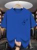 Unisexs Round Neck Tee Tiny Guitar Note Minimal Chest Print Soft Cotton Simple Music Lover Daily Outdoor Short Sleeve Casual Top