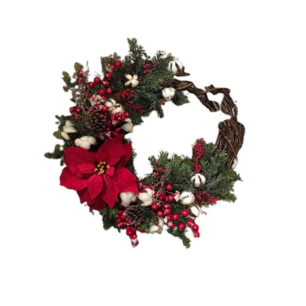 Useful Christmas Wreath Rattan Christmas Decorations Christmas Tree Accessories  Holiday