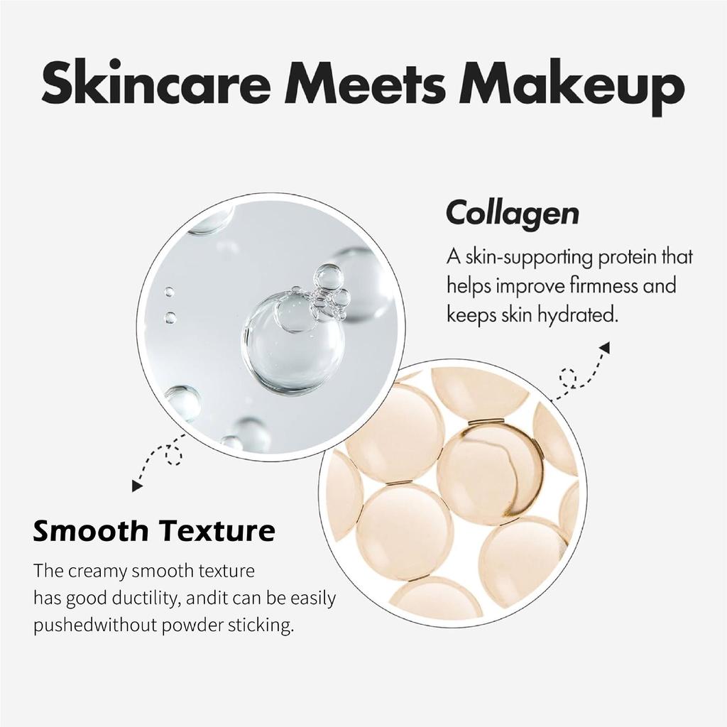 Doppelseitiger Farbwechselnder Foundation-Stick: Langanhaltender, wischfester Concealer & Kontur zur makellosen Verbesserung des Hauttons.