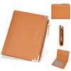 Simple Short Wallet For Women Pu Leather With Antitheft Zipper