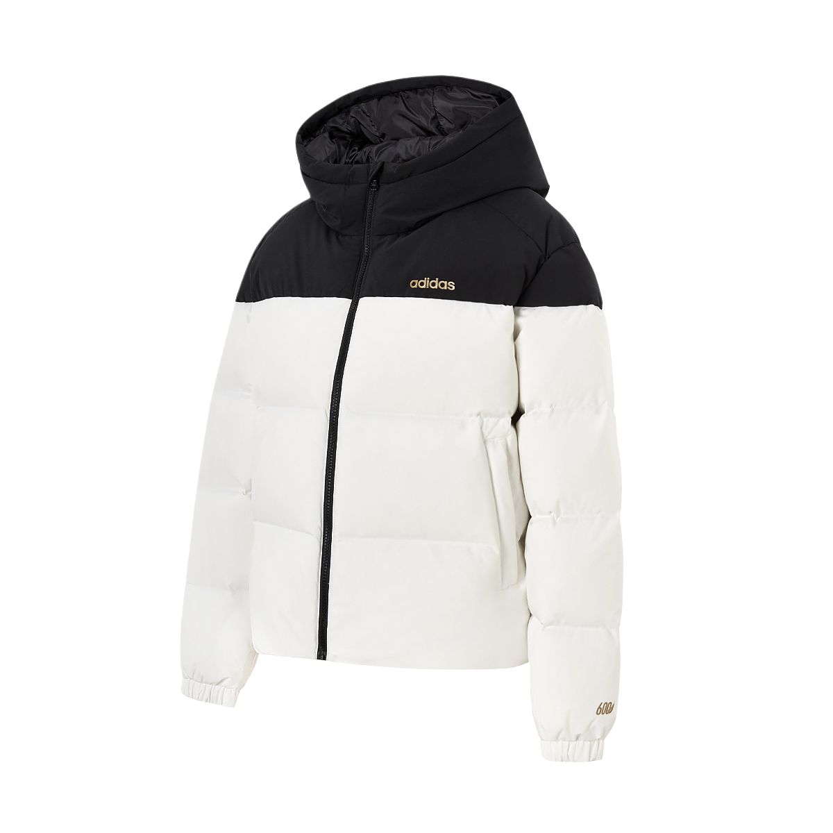Adidas Down Jackets Women s White Hooded Moderate KC2157 L