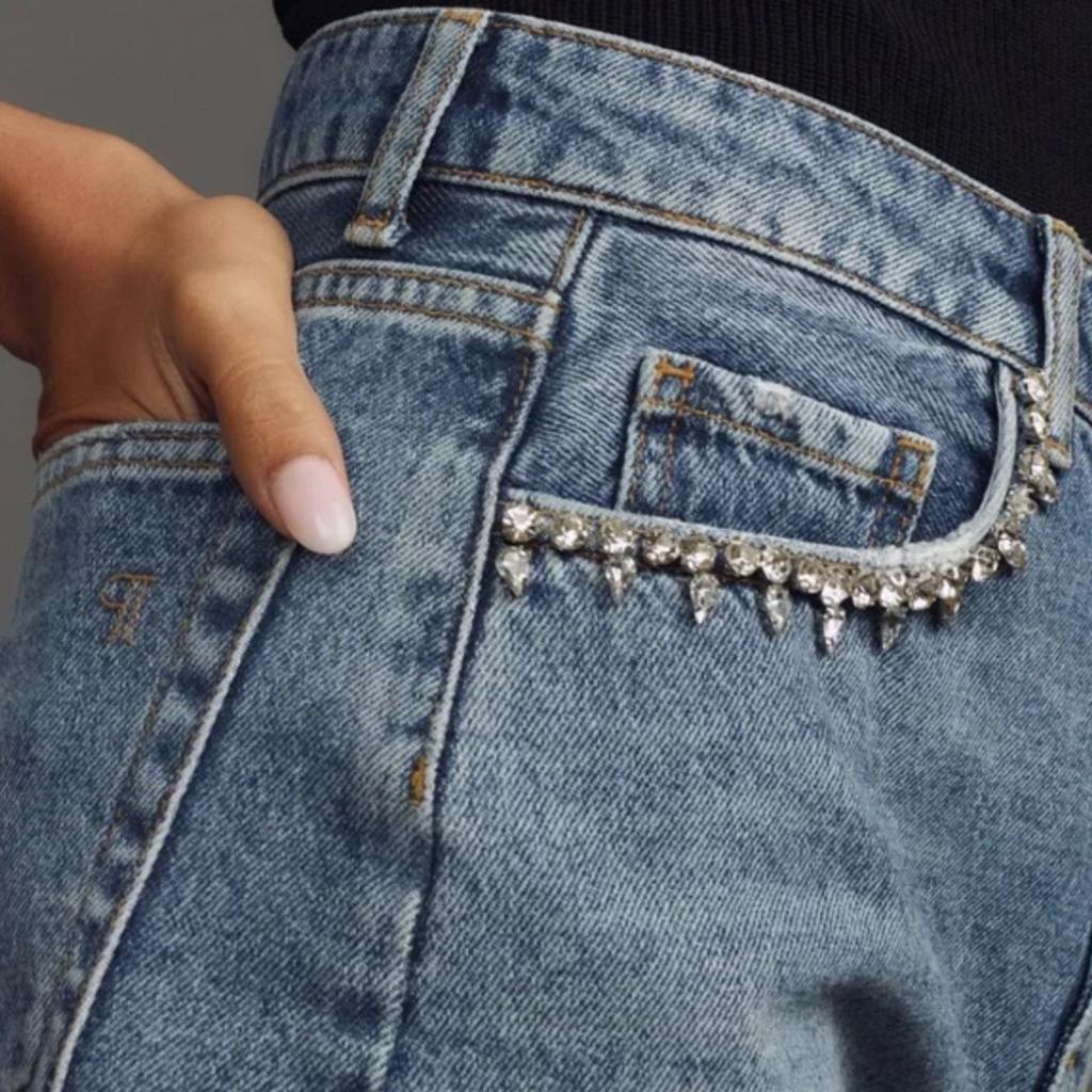 Women High Waisted Baggy Wide Leg Denim Shorts Casual Jean Shorts