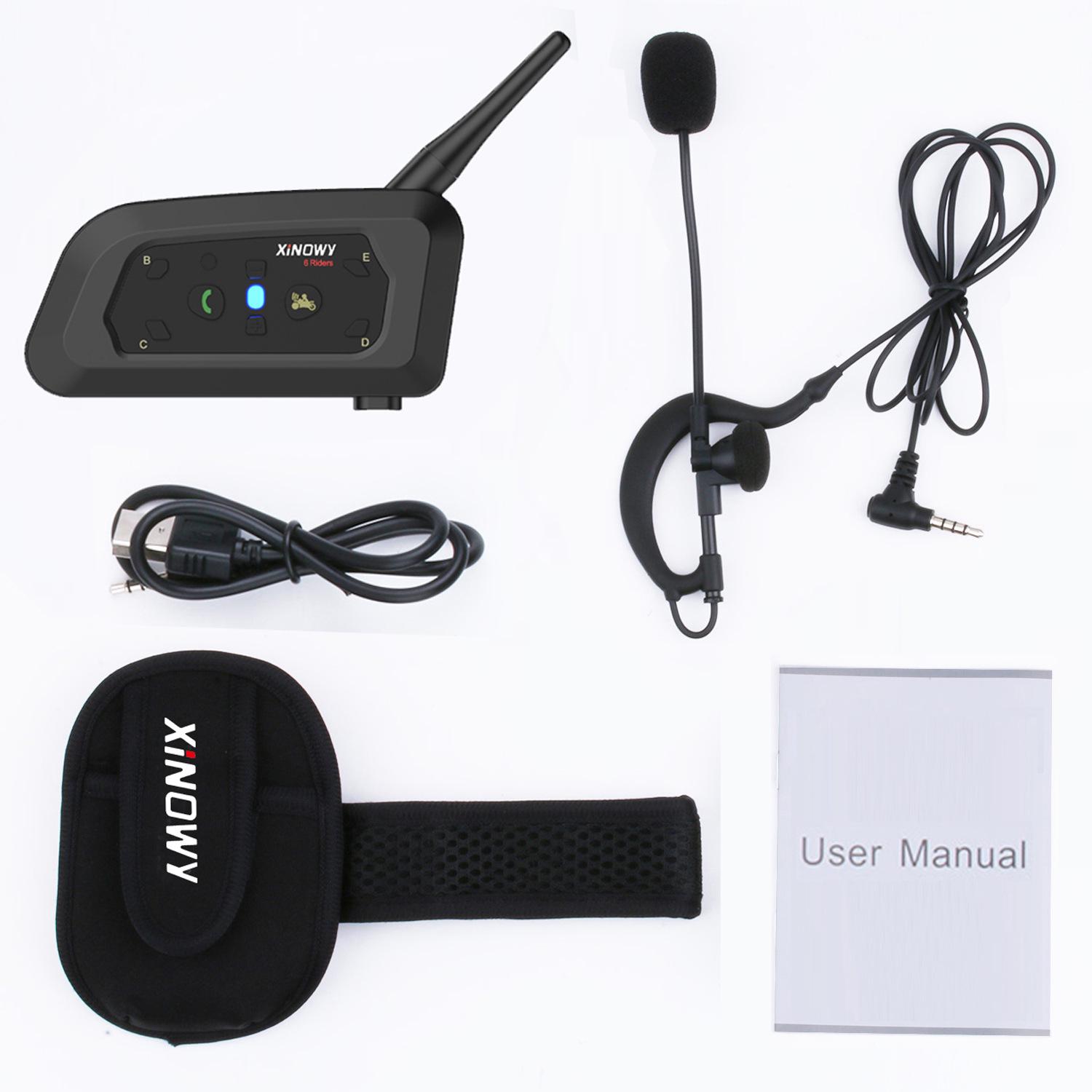

Xinowy V6C Pro Dual-Talk Bluetooth Headset for Outdoor Sports & Referees