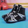 New Men's Boxing And Wrestling Lightweight Breathable Anti Slip Professional Boxing And Wrestling Training Sneakers High Top Out