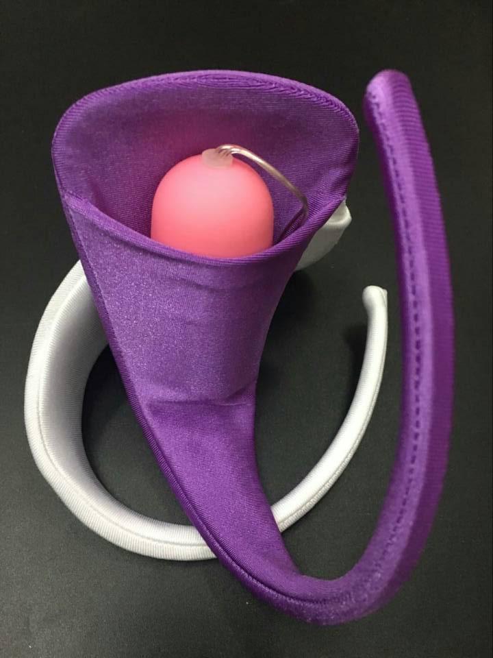 Sexy Women's C-String Thongs with Invisible Vibrating Egg Option - Transparent, Fun, and Flirty Lingerie Accessory