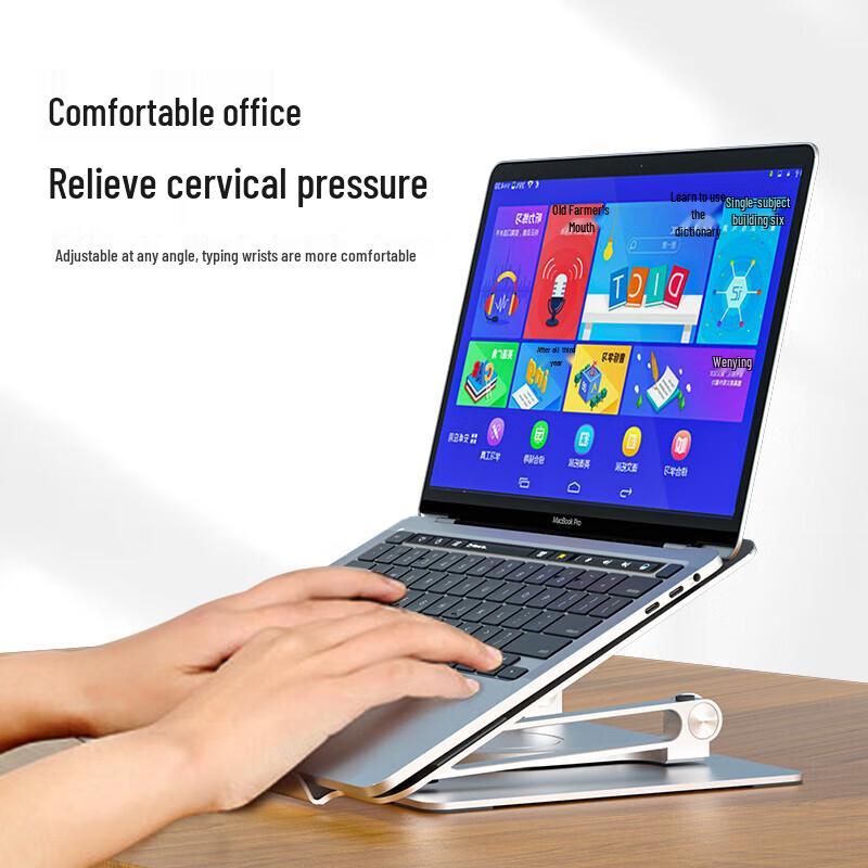 ECOLA Foldable 360° Rotating Dual-Arm Laptop Stand