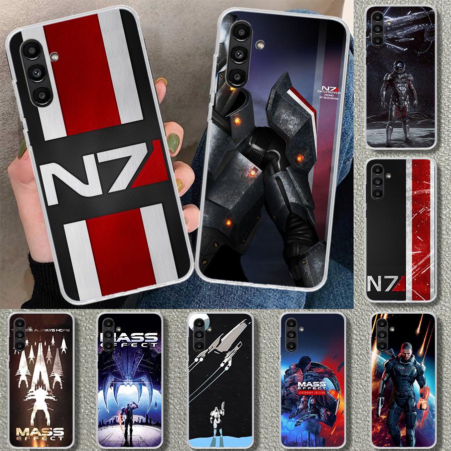 N7 Mass Effect Phone Case Cover for Samsung Galaxy A17 A16 A26 A36 A56 A57 A37 A15 A25 A35 A55 A14 A24 A34 A54 A13 A23 A33 A53 G