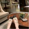 Anti-slip Shoes - New Style, Versatile, Gold Buckle, Inner Heightening, Women's Shoes