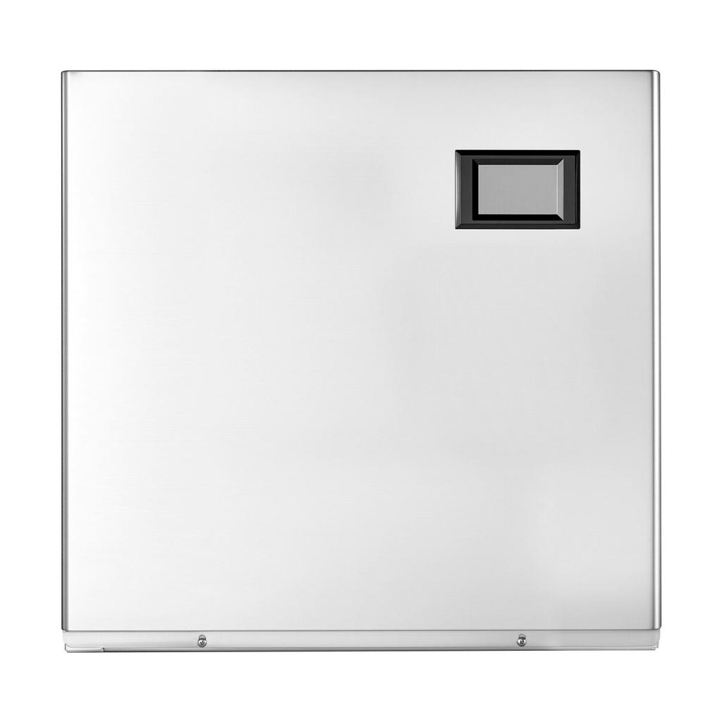 Commercial Ice Maker Machine - Head, 163 KG/Day Stainless Steel Ice Machine with Self-Cleaning, 156 PCS Ice Tray, Adjustable Thickness, Ideal for