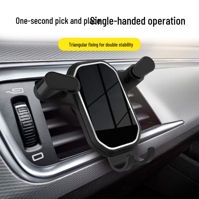 Gravity Car Vent Phone Holder - Mirror Type for Navigation and Corporate Promotions