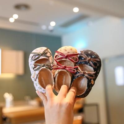 Baby Girl Princess Shoes Soft Sole Autumn New Infant Floral Leather Shoes1One3Fashionable Shoes for 1-year-old Girls