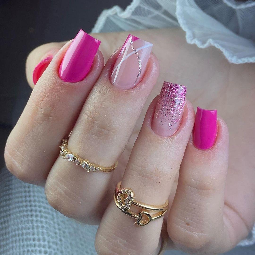 

Trendy Wearable Manicure Nail Tips - European & American Style Detachable False Nails JP2710 [Glue Type]