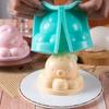 Lucky Pig Milk Pudding Silicone Mold Custard Mold Cute Cartoon Jelly Cake Cake Mold Cake Decoration Baking Bakery Tool