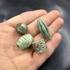 Retro Distressed Pattern Agate Jade Beads – Round, Tube, Pumpkin, Rice Styles