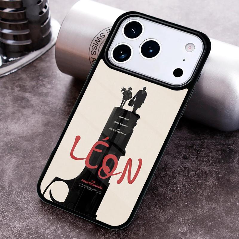 Leon The Professional soft Phone Case for iPhone 17 16 15 Pro Max Air 14 13 12 11 Plus Shockproof Capa Cover