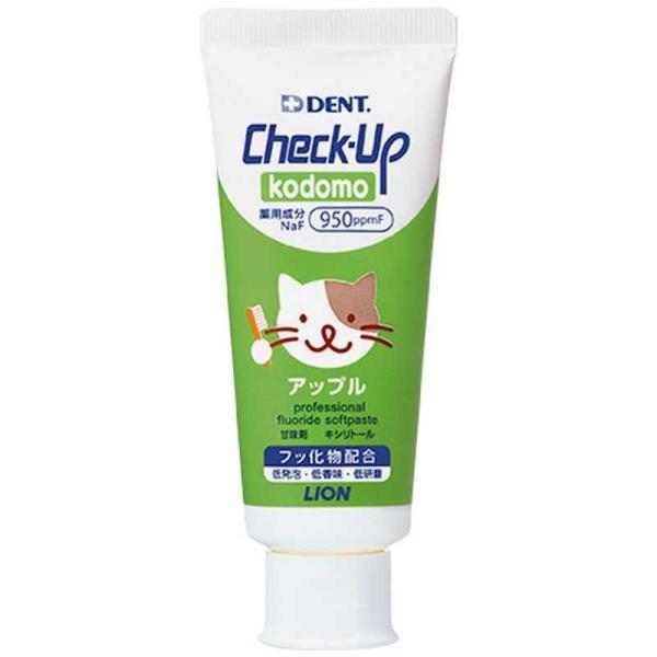 Japan LION DENT Check-Up Kodomo Toothpaste for Children (Apple / Grape / Strawberry) 60g